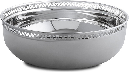 Silver-Plated Round Bowl