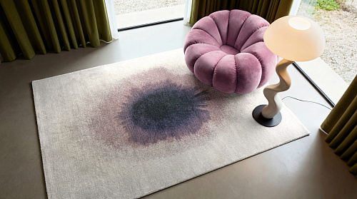Drop Purple Smoke Rug