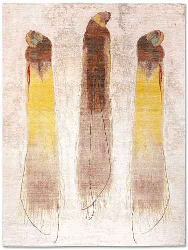 Three Birds Hand-Woven Rug