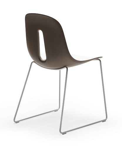 Gotham Black White Chair
