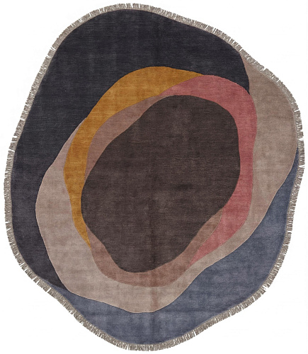 Organic Orbit Midnight Rug