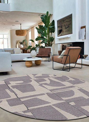 String 9366 Round Rug