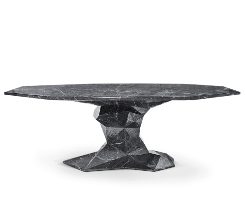 Bonsai Faux-Marble Dining Table