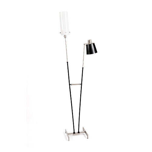 Brass Player Floor Lamp