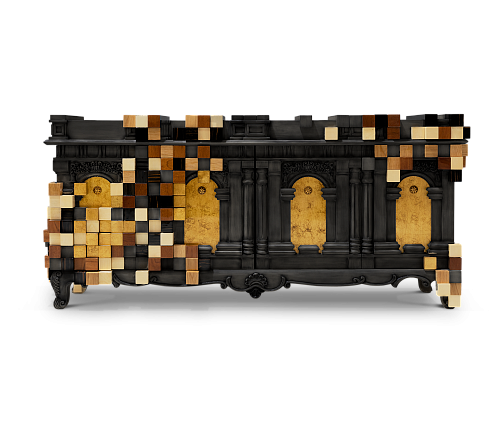 Trafalgar Black Designer Sideboard