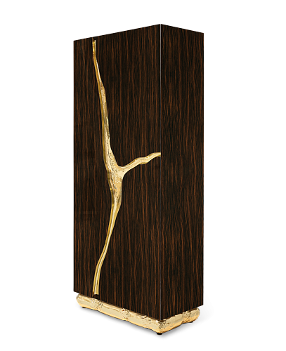 Fissure Ebony Designer Cabinet