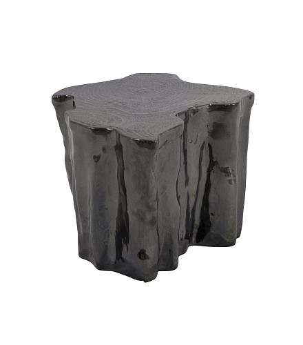 Horizon Black Ceramic Side Table
