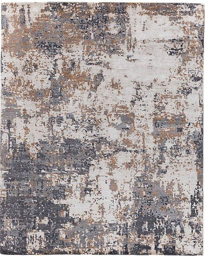 Hand-Knotted Abstract Rug