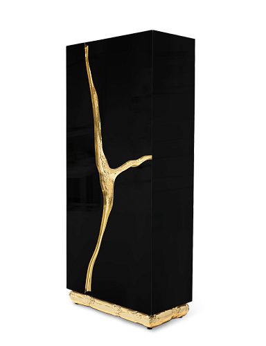 Fissure Black Designer Cabinet