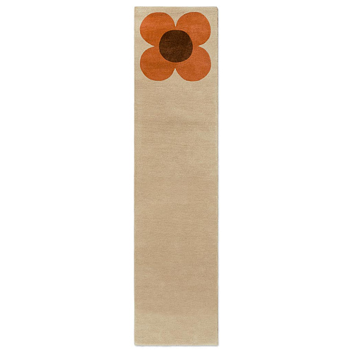 Flower Placement Pumpkin/Ecru 158203 Rug