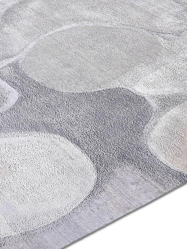 Silver Handmade Luxury Rug