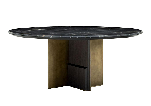 Kalos Round Marble Top Dining Table
