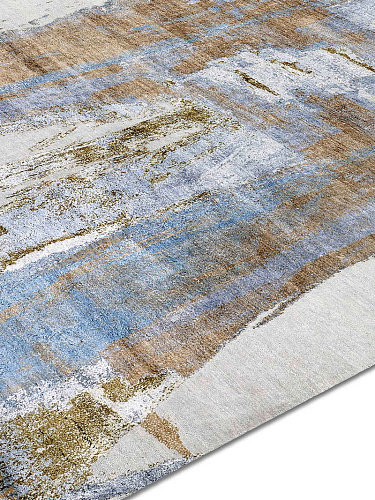 Gold Rust Hand-Woven Rug