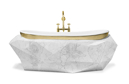 Gemstone Faux Marble Bath