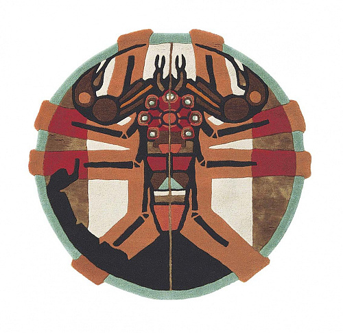 Zodiac Scorpio Circle 161805 Round Rug