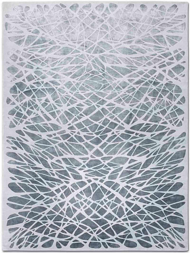 Dresden Silver Luxury Hand-Knotted Rug