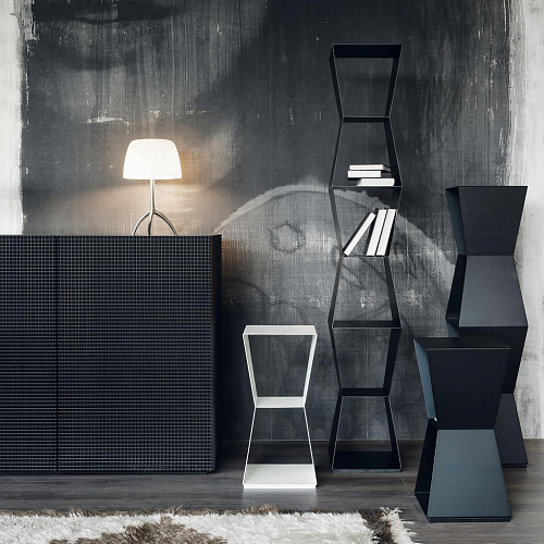 Tula Black Bookcase