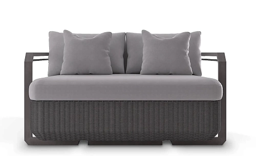 Legacy Grey Two-Seat Sofa