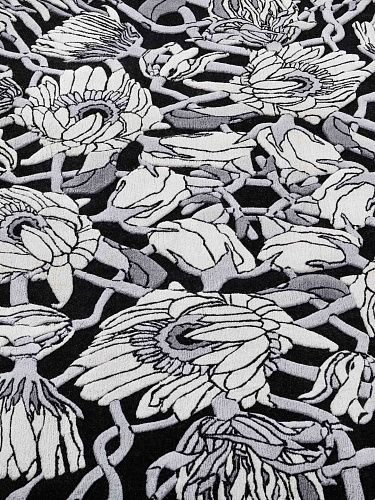 Withered Flower Handwoven Rug