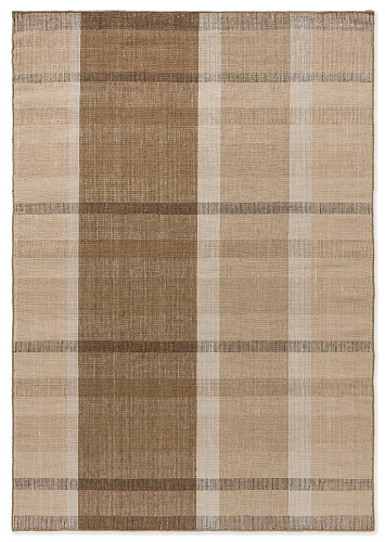 Zona Cashew Block Stripe Outdoor Rug