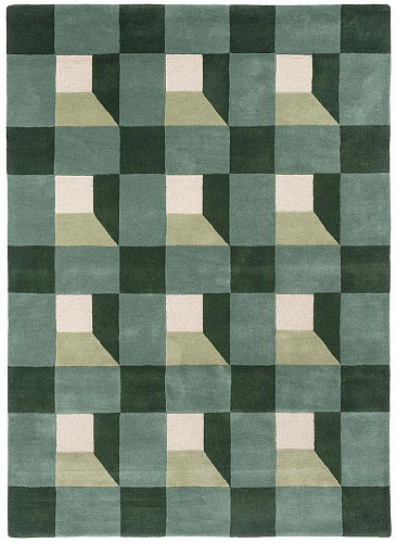 Blocks Fern Rug