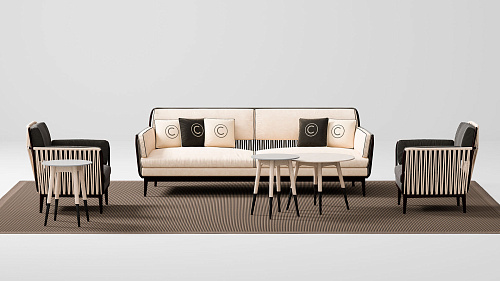 Beige Comfort Sofa