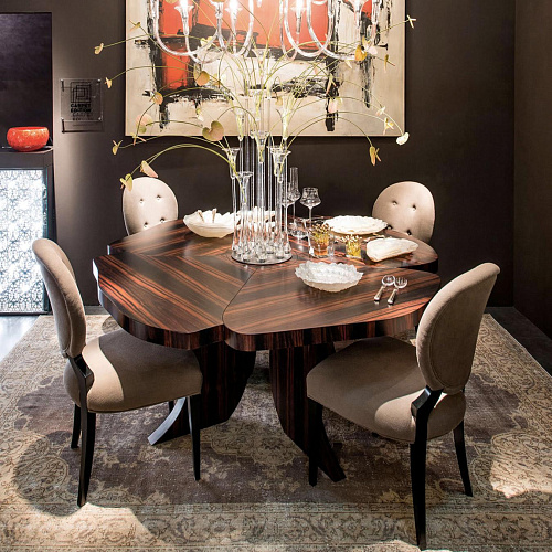 Andy Dining Table in Dark Wood