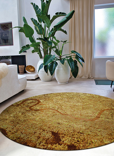 Green Meadows 9320 Round Rug