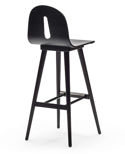 Gotham Blue Bar Stool