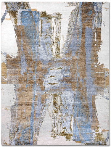 Gold Rust Hand-Woven Rug