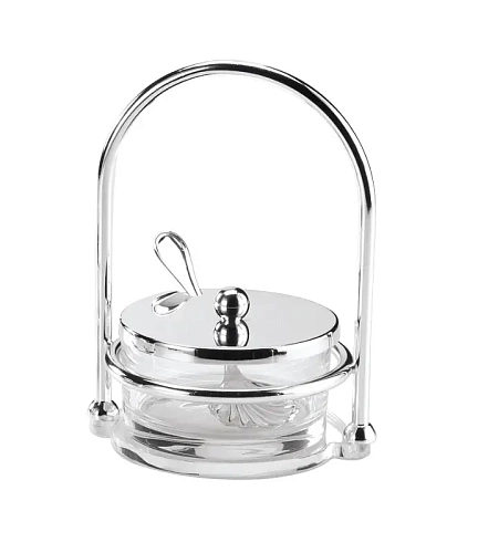Flower Parmesan Serving Basin with Spoon
