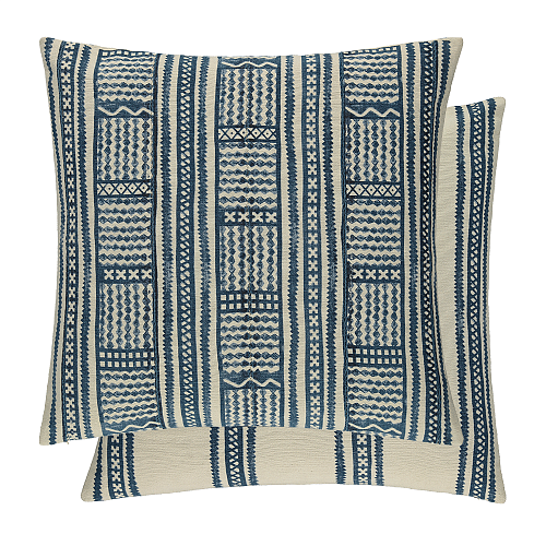 Kuba Indigo 60 × 60 Cushion