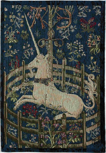 Captive Unicorn Tapestry