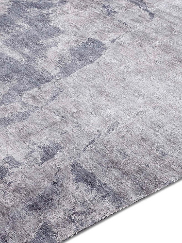 Silver Luxury Hand-Knotted Rug