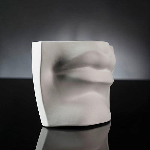 David Mouth White Sculpture