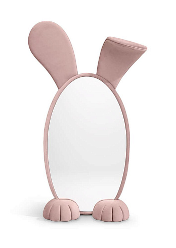 Rabbit Wonderland Pink Mirror