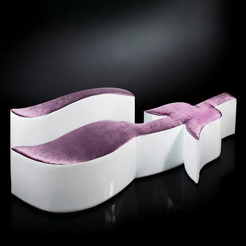 Tulip Purple Pouf