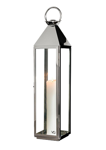 Pyramid Tall Outdoor Lantern