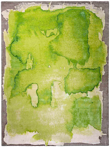 Mono Green Luxury Hand-Knotted Rug