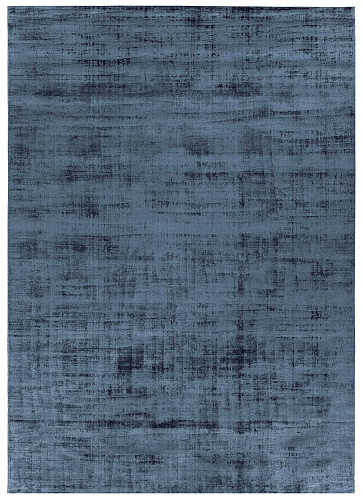Night Blue Banana Silk Rug