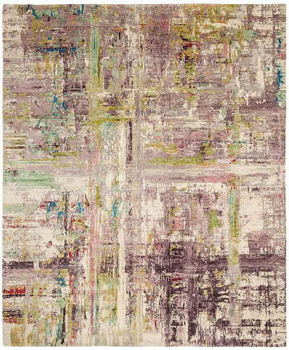 Artwork 24 Multicolor Purple Rug