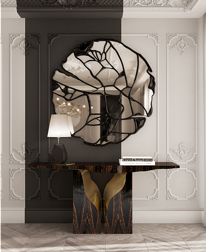 Handcrafted Ivory Mirror