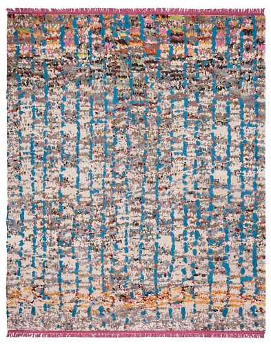 Lost Weave 5 Blue Rug