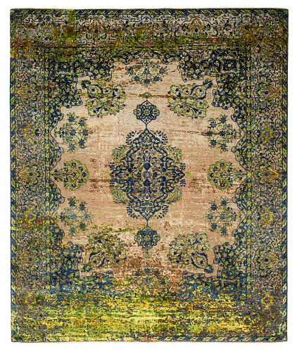 Kirman Robson Artwork 19 Green Rug