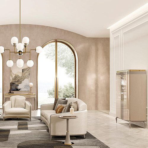 Artisan Three-Seater Beige Sofa