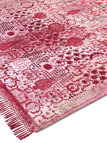 Woods Strawberry Luxury Hand-Knotted Rug
