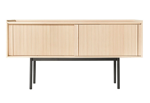 Sipario High Bespoke Natural 2-Doors Sideboard Made in Italy