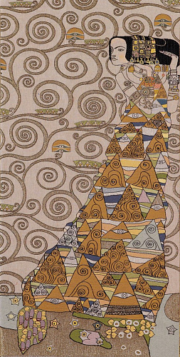 Lady (Right), from Klimt Beige Tapestry