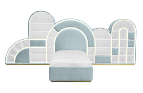 Candy Pop Bed Blue Bed