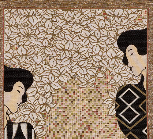 Lady from Klimt Tapestry